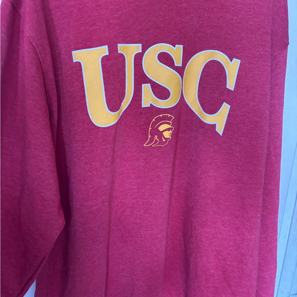 USC Trojans Rivalry Threads Crewneck Sweatshirt XL Red Gold